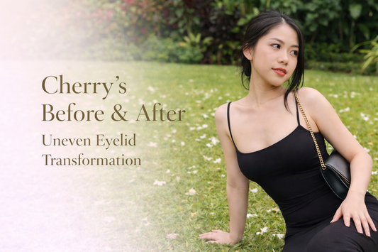 Cherry’s Before & After: A Real Uneven Eyelid Transformation