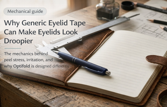 Why generic tape can make eyelids look droopier