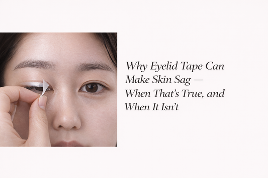 Why Eyelid Tape Can Make Skin Sag — When That’s True, and When It Isn’t