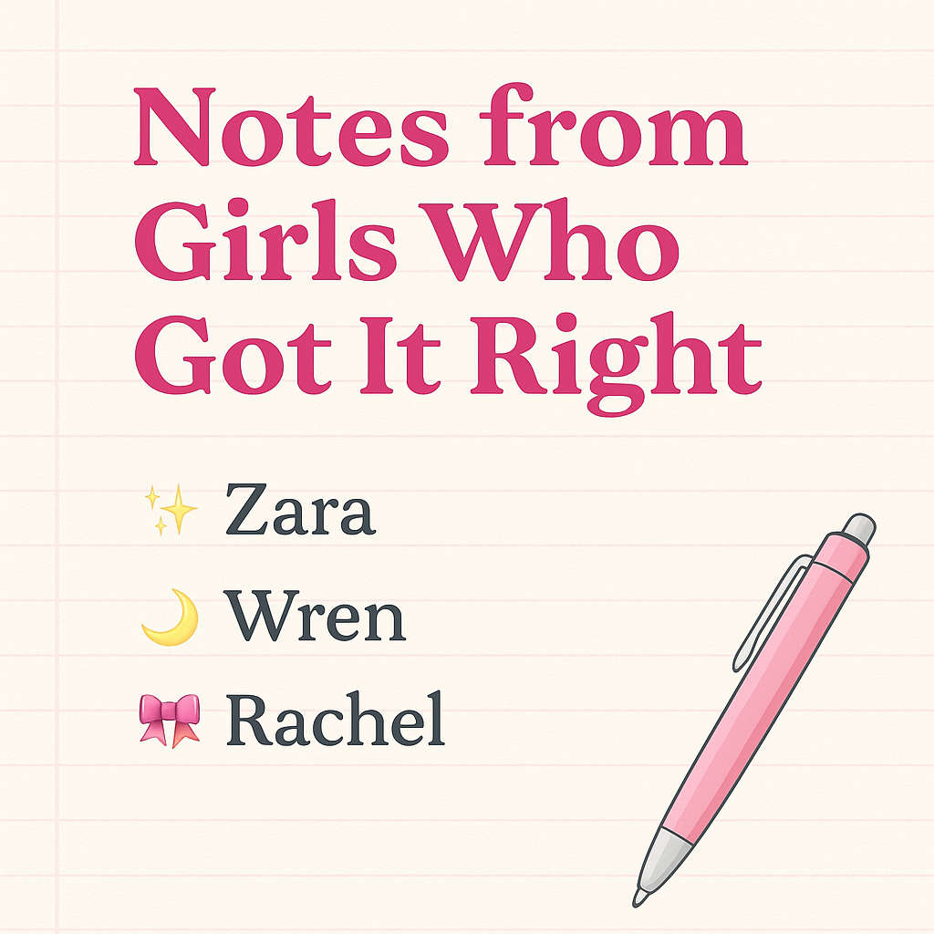 Notes from Girls Who Got It Right – OPTIFOLD